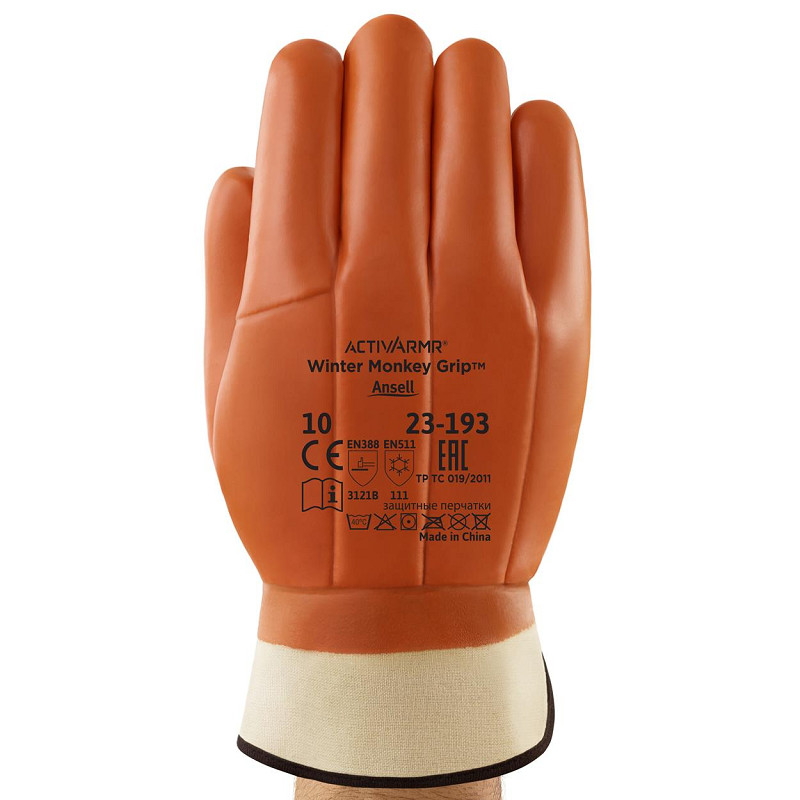Ansell Winter Monkey Grip 23-193 handschoen maat 10