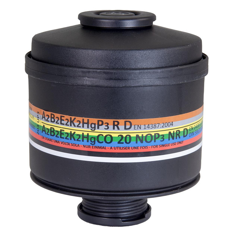 Spasciani 203 UP3 combinatiefilter A2B2E2K2CONOHg-P3 R