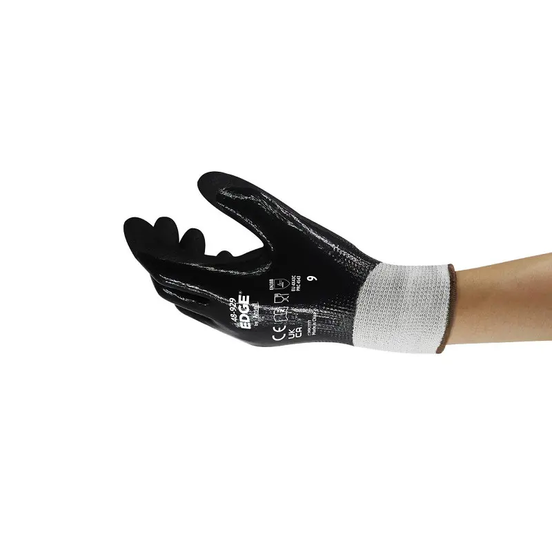 Ansell EDGE 48-929 nitril zwart, maat 8