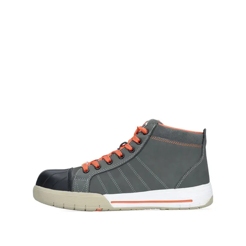 Bickz by Bata 731 S3 hoog d.grijs maat 36