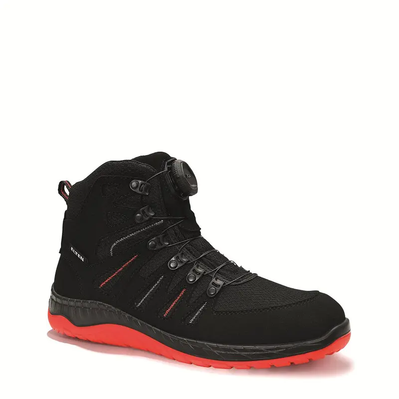 Elten MADDOX BOA black-red Mid ESD veiligheidsschoen S3S -MAAT 43