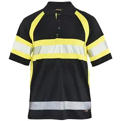 Blåkläder 3338 Poloshirt Marineblauw/Fluogeel