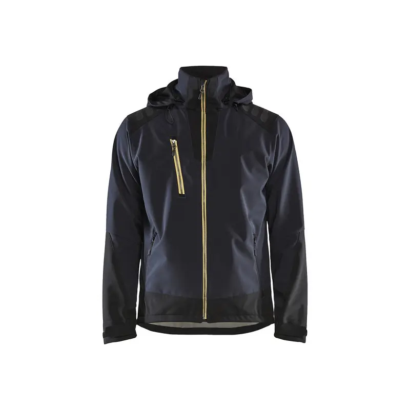 Blåkläder 4749 Softshell Jas Blauw/Geel