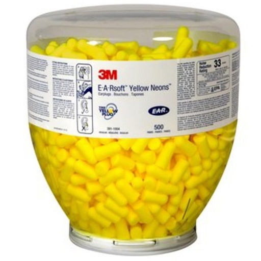 [31342000] 3M E-A-RSoft Yellow Neons oordoppen navulling à 500 paar