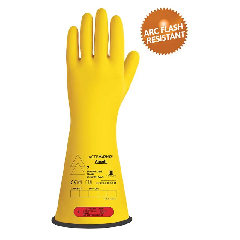 [18992708] Ansell ActivArmr RIG014YBSC 1000V handschoen maat 8