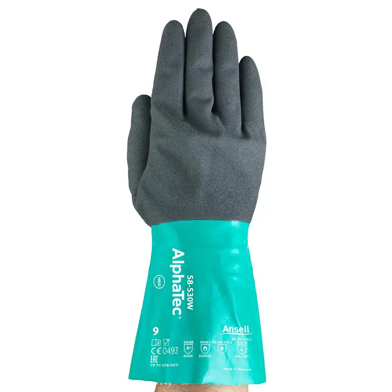 [19020009] Ansell AlphaTec 58-530W handschoen 	9-305 mm