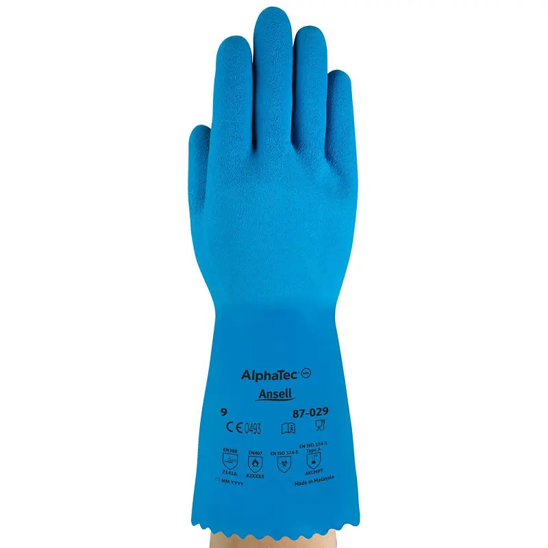 [18602509] Ansell AlphaTec 87-029 handschoen 9-300 mm