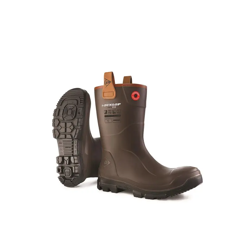 [55425748] Dunlop Purofort RigPRO full safety Dark Brown veiligheidslaars S5 -MAAT 48