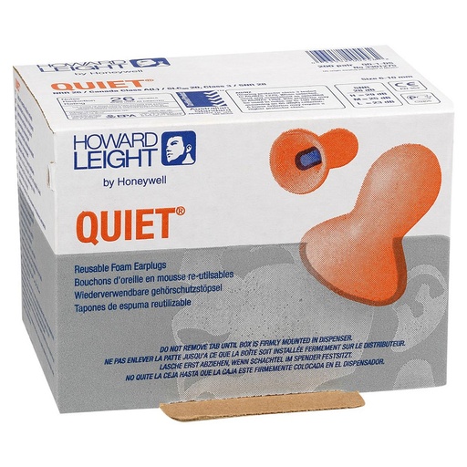 [32542500] Howard Leight Quiet oordoppen navulling à 200 paar t.b.v. Quiet LS-500 dispenser