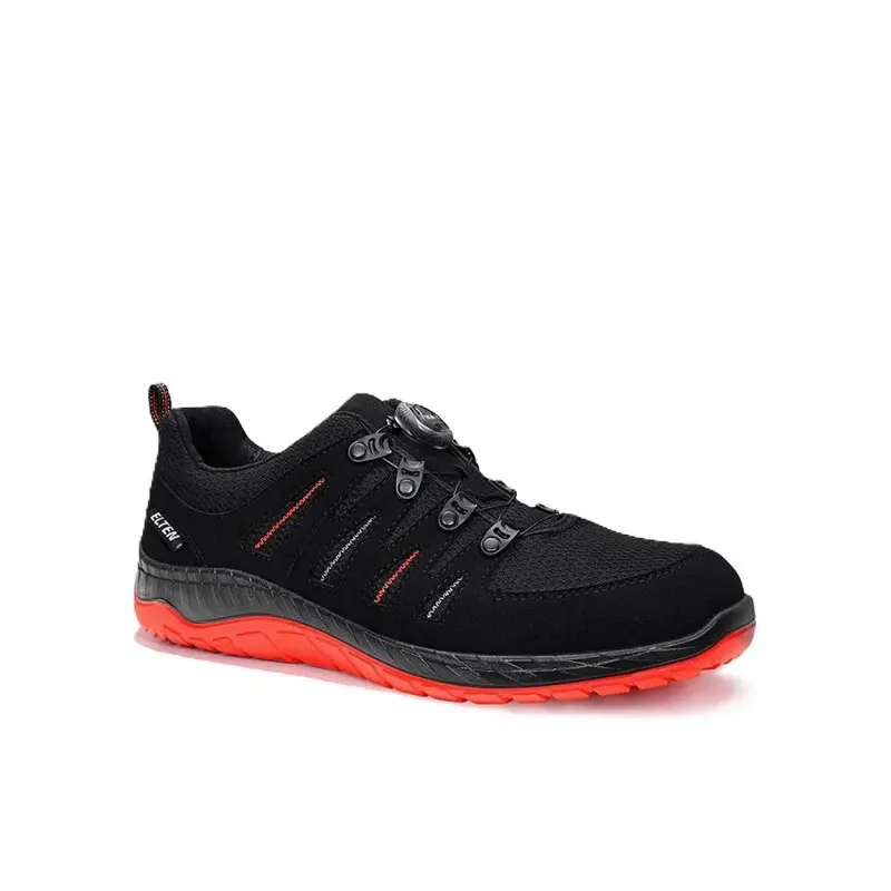 [51607646] Elten MADDOX BOA black-red Low veiligheidsschoen S3S -MAAT 46