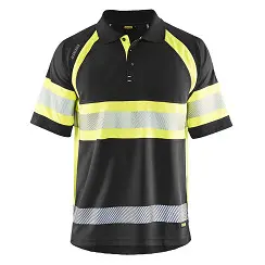 [28079500] Blåkläder 3338 Poloshirt Zwart/Geel