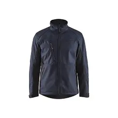 [28023700] Blåkläder 4950 Softshell Jas Marineblauw/Zwart